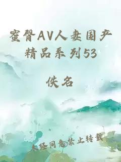 蜜臀AV人妻国产精品系列53