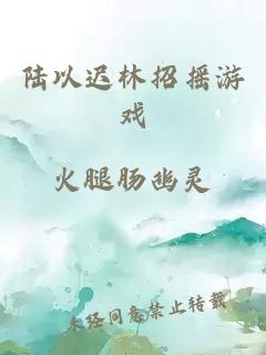 陆以迟林招摇游戏