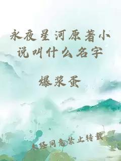 永夜星河原著小说叫什么名字